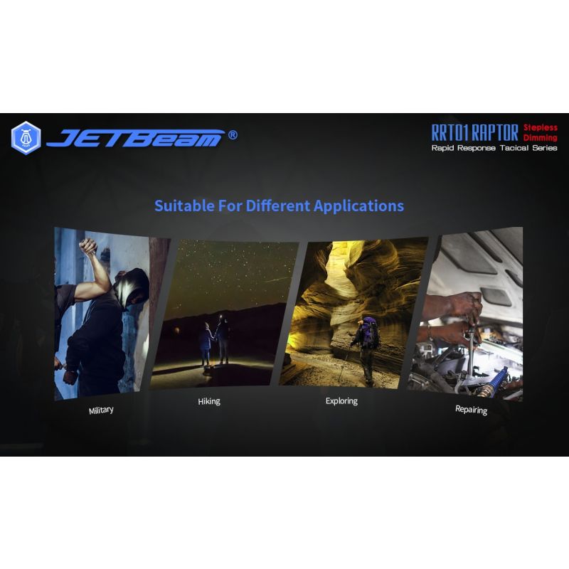 JETBEAM JET-RRT01 XP-L 950 LUMEN LED FLORTE DE EDC