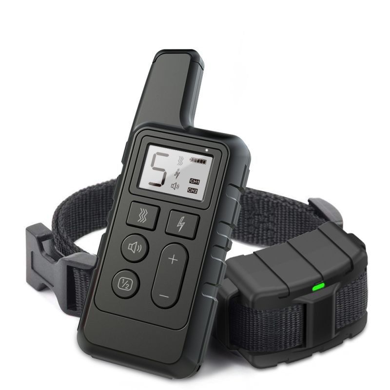 Nuevo collar de entrenamiento de perros recargable impermeable remoto de perros eléctrico de perros de perros con beep de vibración entrenamiento para perros collar de perro electrónico
