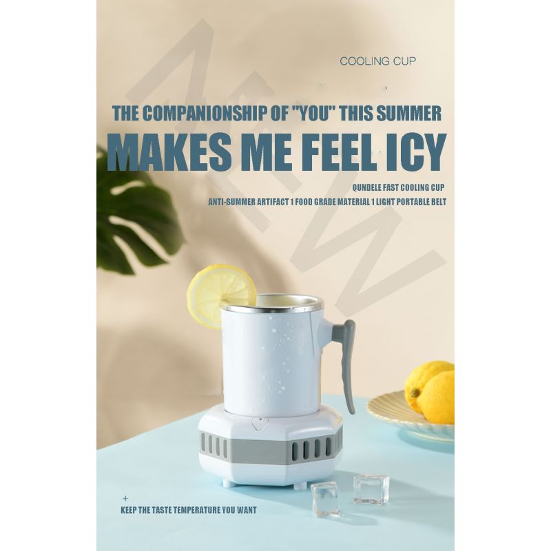 Refrigerador portátil Electric Summer Drink Beber Hervidor de refrigerador Instantáneo de enfriamiento rápido Taza de refresco frío Máquina de bebida pequeña Pequeña hervidor de electrodomésticos