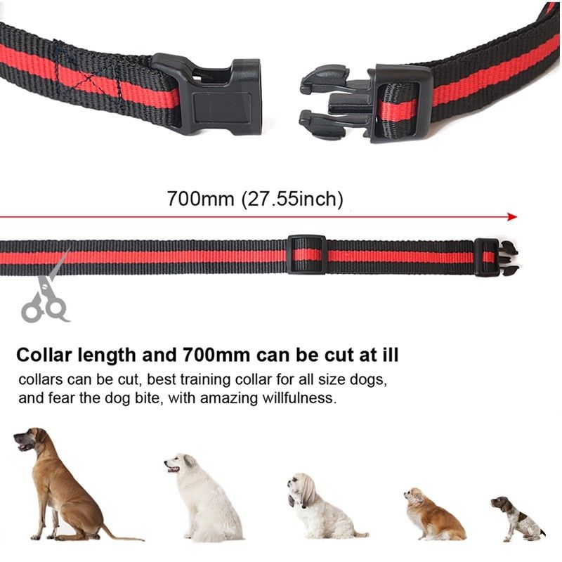 Nuevo collar de entrenamiento de perros recargable impermeable remoto de perros eléctrico de perros de perros con beep de vibración entrenamiento para perros collar de perro electrónico
