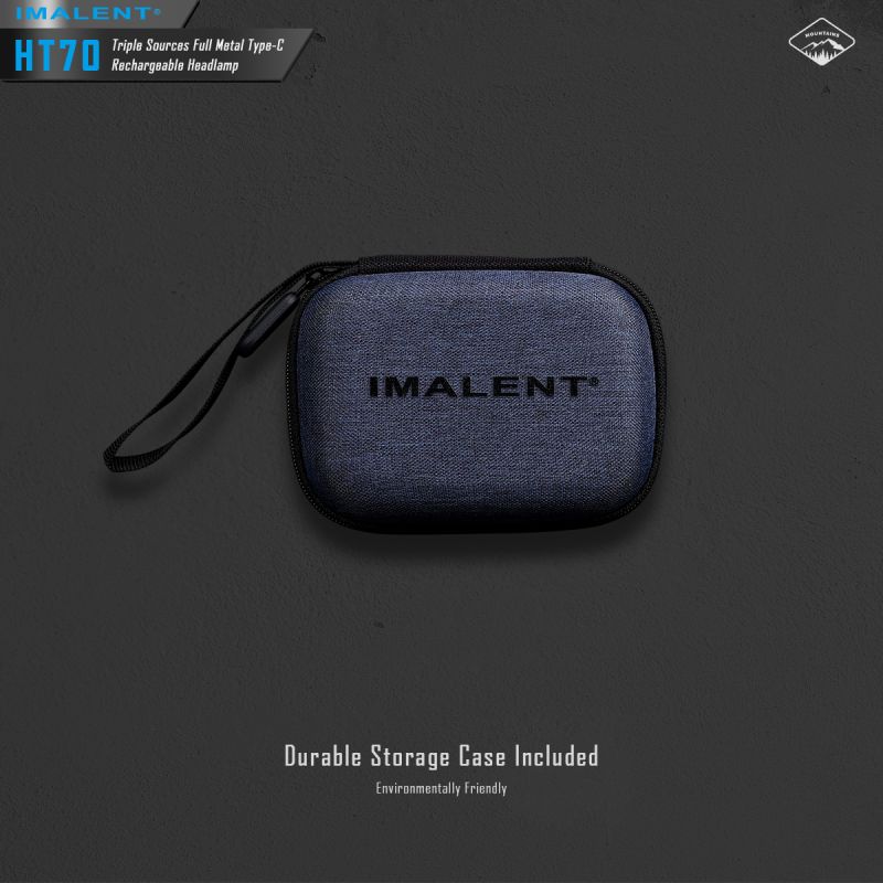 Linterna frontal con triple fuente de luz IMALENT HT70