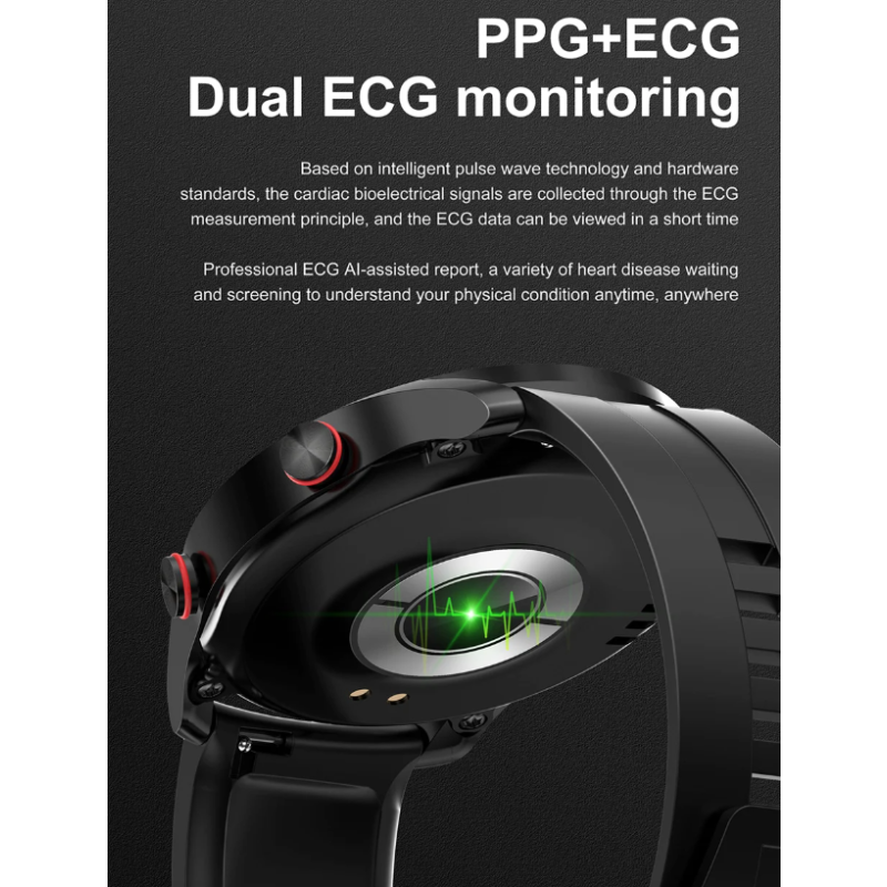 Reloj inteligente con llamada Bluetooth HW20 ECG+PPG
