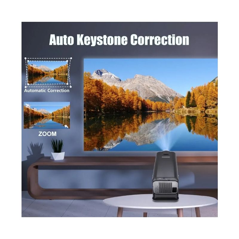 HY320 Android 11 390ANSI Proyector 4K Nativo 1080P Dual Wifi6 BT5.0 Cine Proyector portátil al aire libre