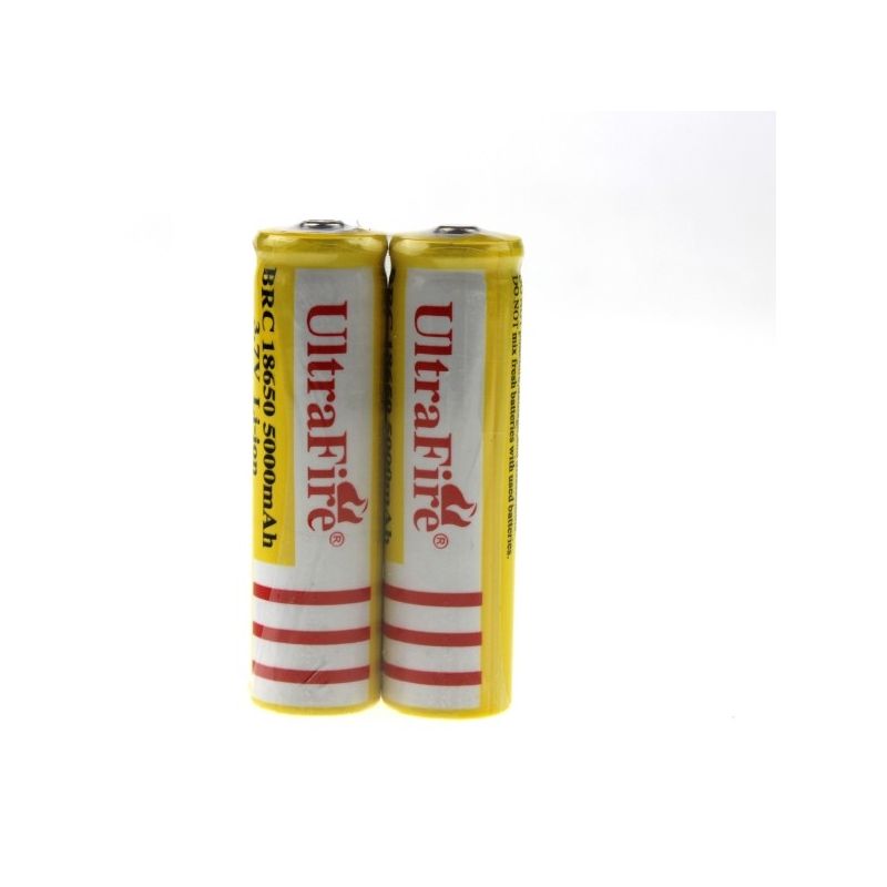 UltraFire BRC 18650 5000mAh Batería recargable de iones de litio (1 par)