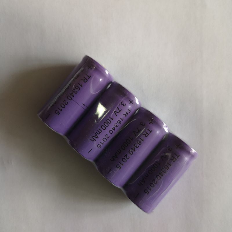 TR 16340 1000mAh 3.7V batería recargable de ion