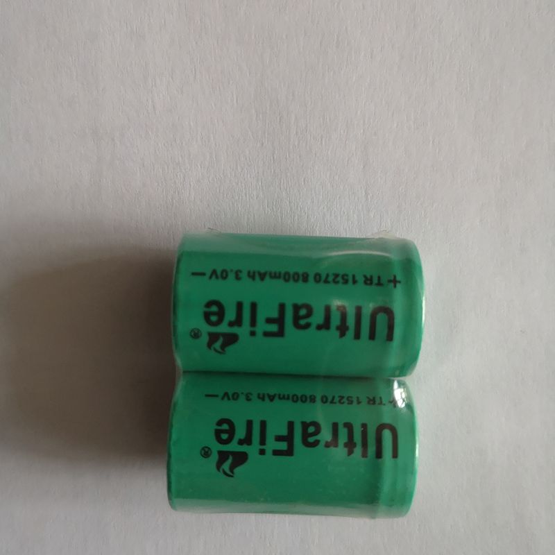 UltraFire TR 15270 800mAh 3.0V batería recargable de ion