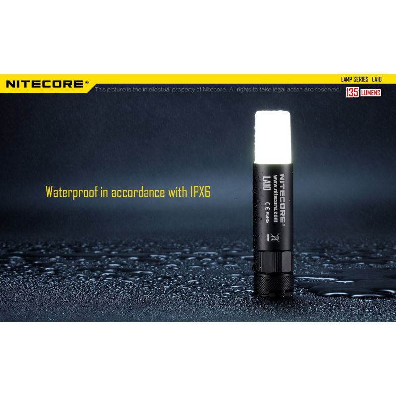 Nitecore LA10 135 Lumens Mini EDC Camping Nichia XP-G2 S3 Linterna LED