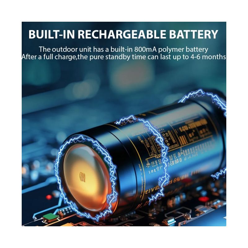 Timbre de puerta inalámbrico M12, videoportero con WIFI, timbre de puerta con visión nocturna IR, cámara de mirilla ocular, pantalla IPS de 4,3 pulgadas, timbre Visual