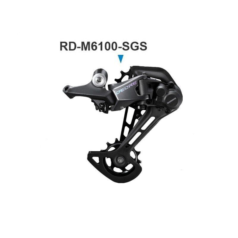 SHIMANO DEORE M6100 12s Grupo SL M6100 PALANCA DE CAMBIO RD M6100 SGS CAMBIO TRASERO 12 velocidades 12V INTERRUPTOR DE CAMBIO Básico