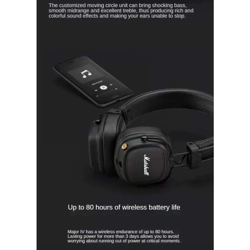 Marshall Major IV 4 Auriculares Bluetooth
