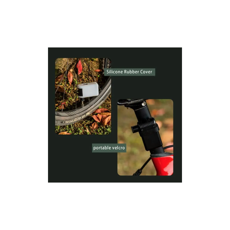 Mini bomba de aire eléctrica para bicicleta, inflador inalámbrico portátil, válvula Presta Schrader, accesorios para bicicleta de montaña y carretera al aire libre