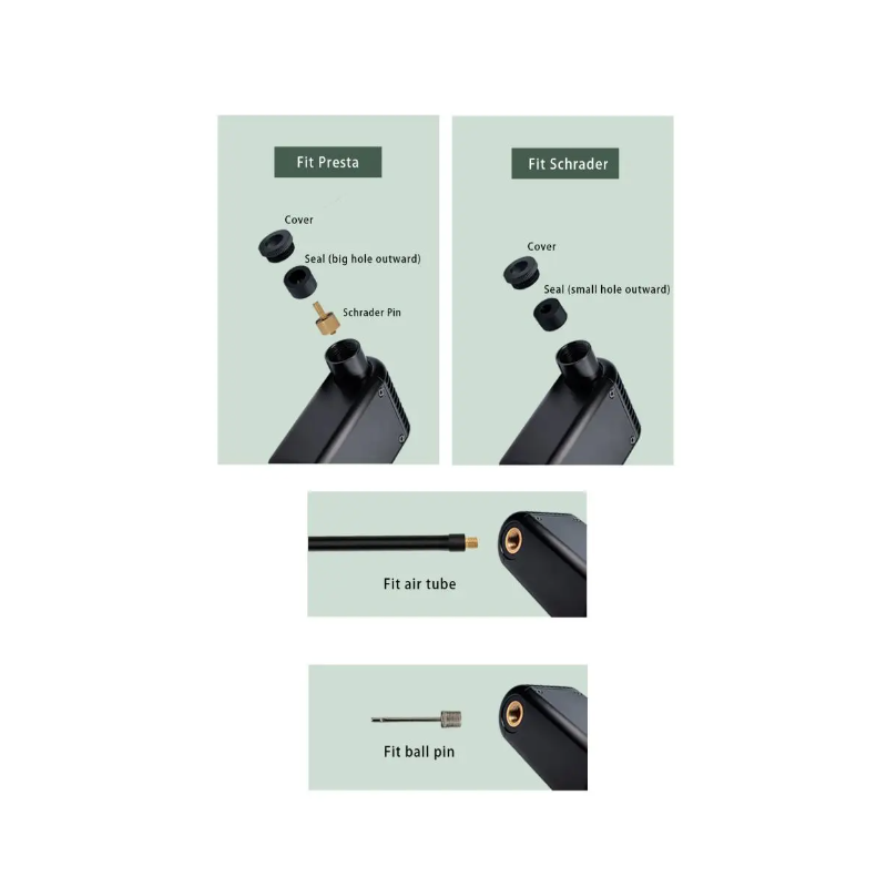 Mini bomba de aire eléctrica para bicicleta, inflador inalámbrico portátil, válvula Presta Schrader, accesorios para bicicleta de montaña y carretera al aire libre
