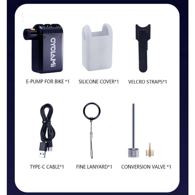 Mini bomba de aire eléctrica para bicicleta, inflador inalámbrico portátil, válvula Presta Schrader, accesorios para bicicleta de montaña y carretera al aire libre