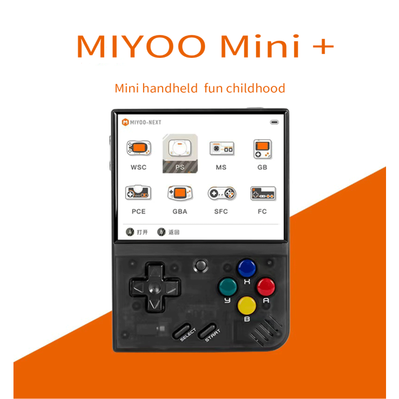 MIYOO Mini Plus consola de juegos portátil Retro V2 Mini pantalla IPS consola de videojuegos clásica sistema Linux