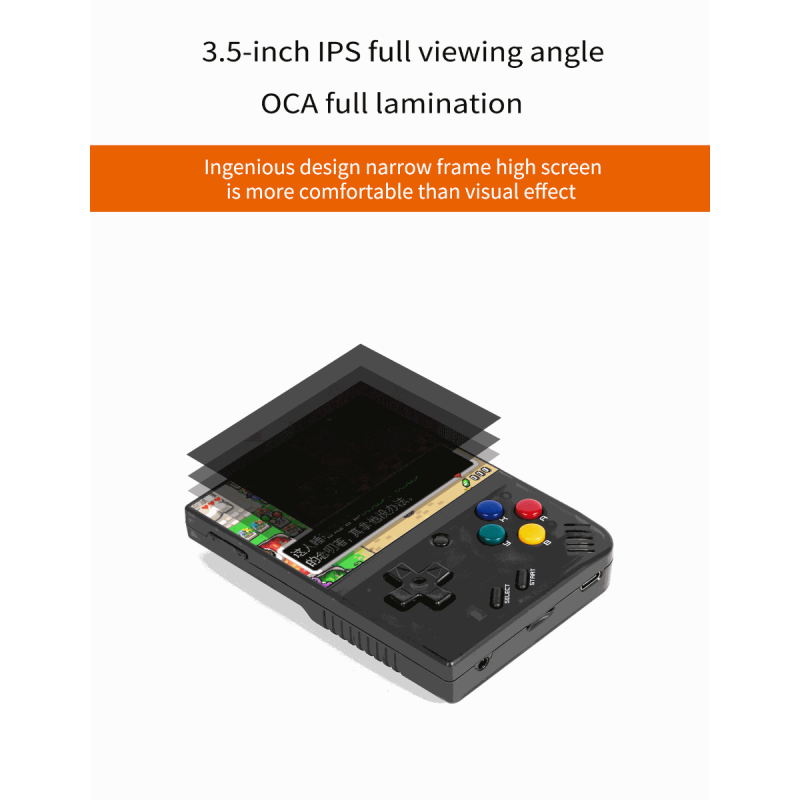 MIYOO Mini Plus consola de juegos portátil Retro V2 Mini pantalla IPS consola de videojuegos clásica sistema Linux