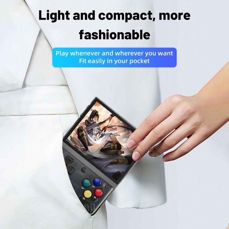 MIYOO Mini Plus consola de juegos portátil Retro V2 Mini pantalla IPS consola de videojuegos clásica sistema Linux