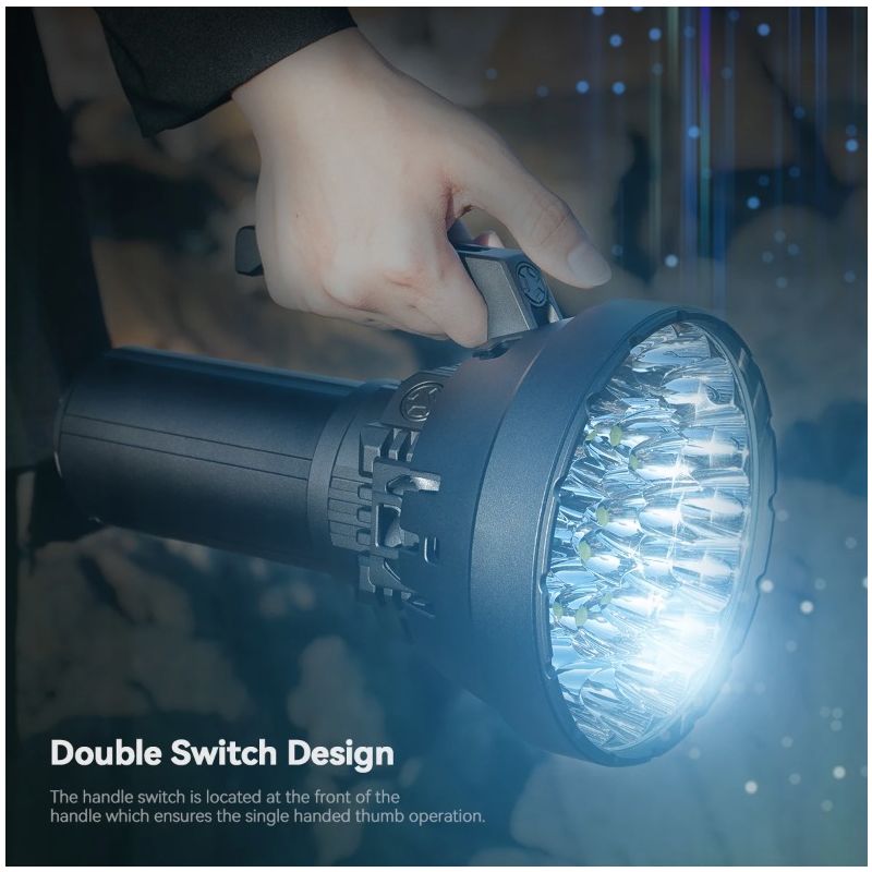 IMALENT MS32 Linterna LED de alta potencia de 200000 lúmenes