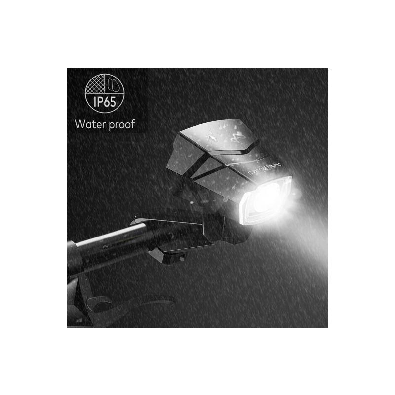 Faro de espejo retrovisor CarryBright CB800, luz de bicicleta de espejo trasero