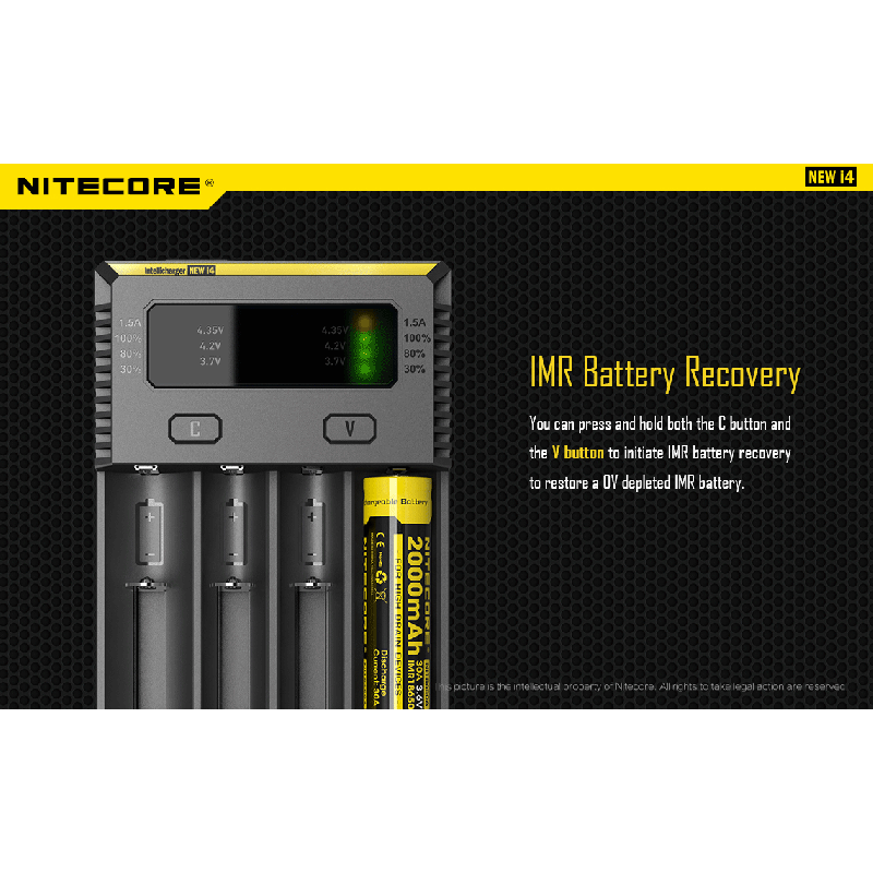Nitecore New i4 Li-Ion Battery Cargador
