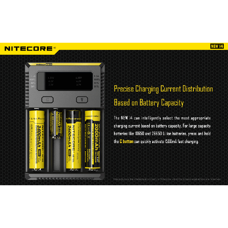 Nitecore New i4 Li-Ion Battery Cargador
