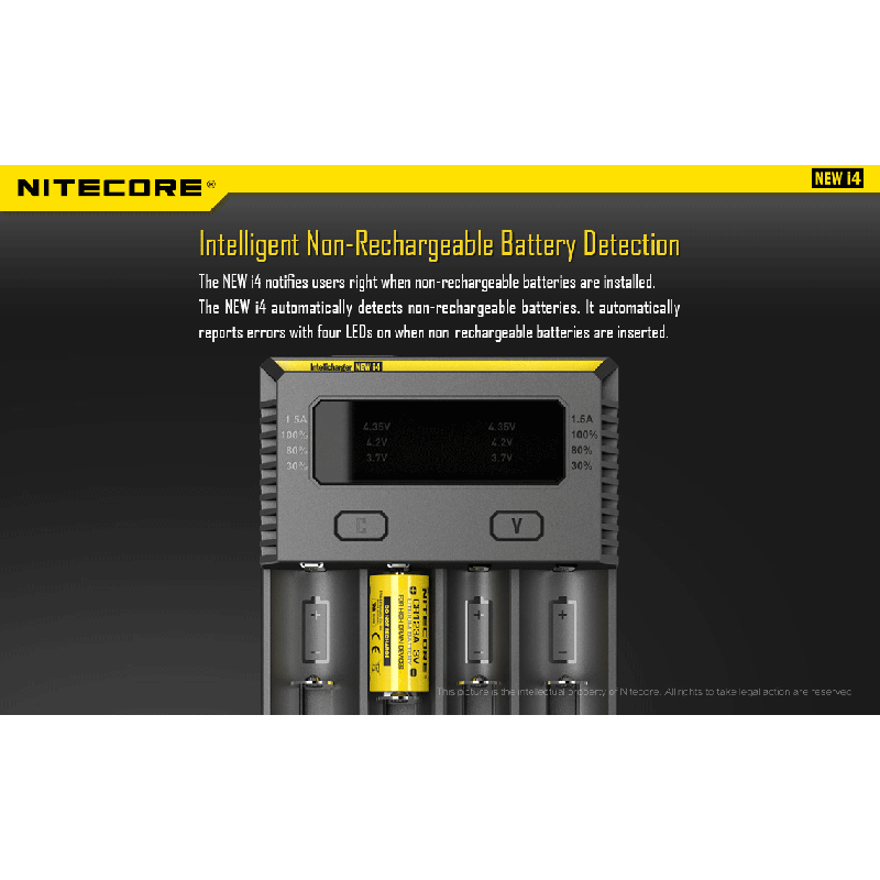 Nitecore New i4 Li-Ion Battery Cargador