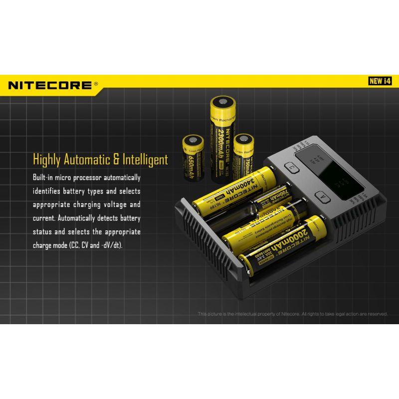 Nitecore New i4 Li-Ion Battery Cargador