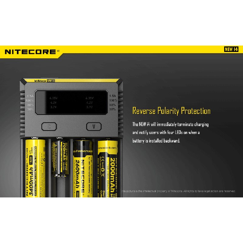 Nitecore New i4 Li-Ion Battery Cargador