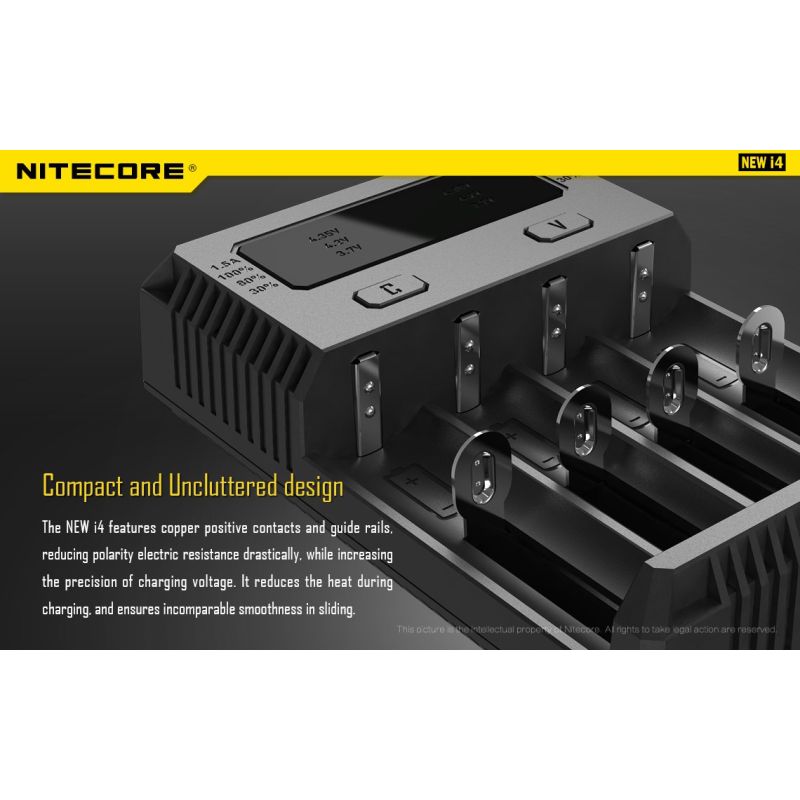 Nitecore New i4 Li-Ion Battery Cargador