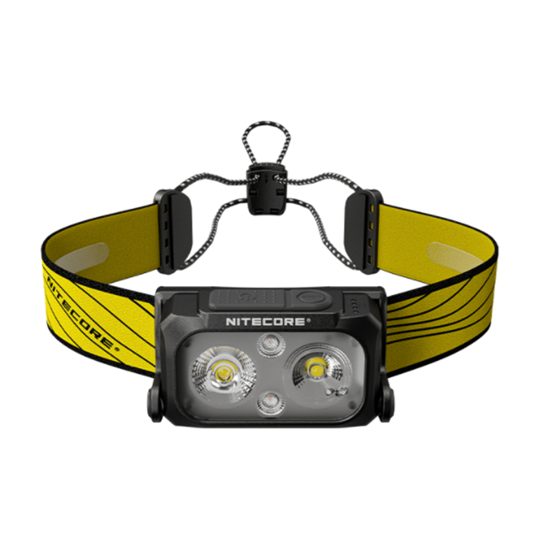 NITECORE NU25 Linterna frontal mejorada de 400 lúmenes USB-C recargable con tres fuentes de luz