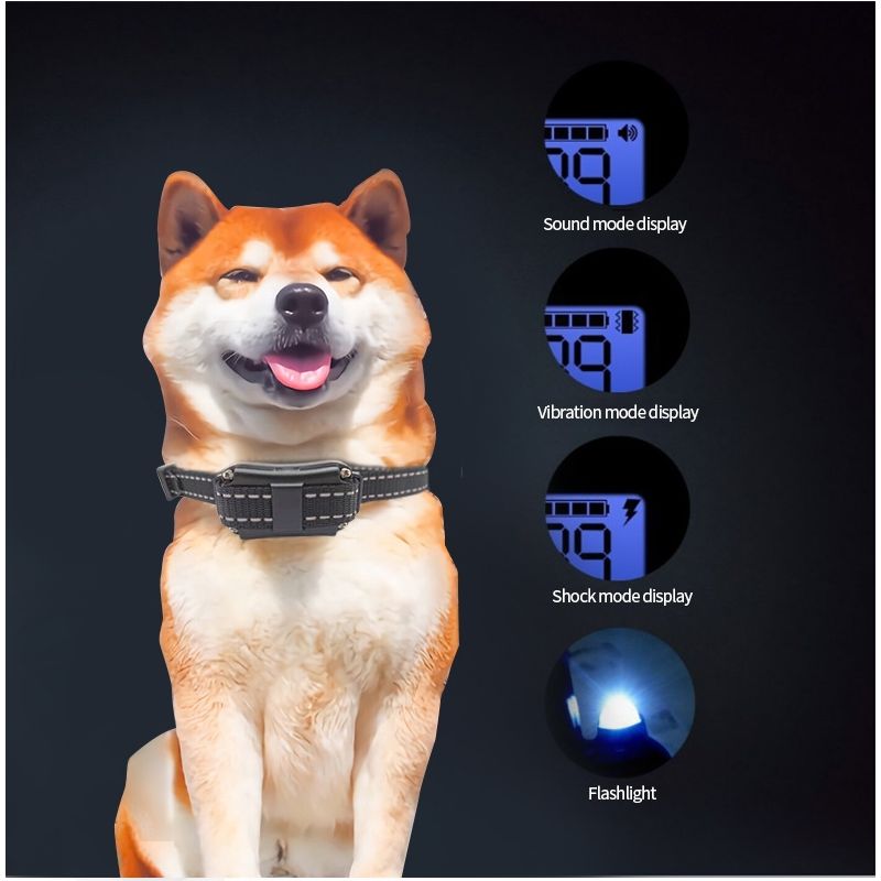 2021 NUEVO 800M El control remoto de entrenamiento de perros eléctrico de 800 m de 800m Recargable de control remoto recargable con pantalla LCD para todo el tamaño de la vibración de choque