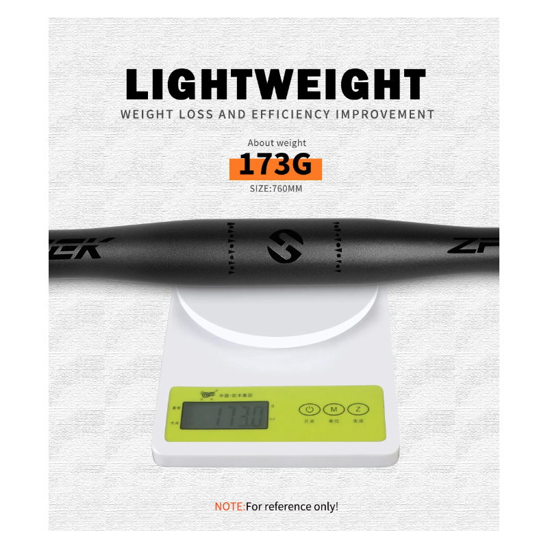 Manillar de carbono TOSEEK ZF-ONE Mtb manillar de bicicleta 31,8*580-720/740/760mm manillar negro mate para accesorios de bicicleta de montaña