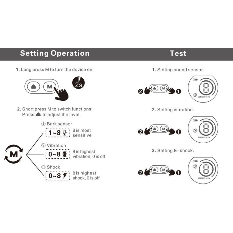 Entrenador de tapón de pantalla a color, suministros para mascotas antiladridos de perros