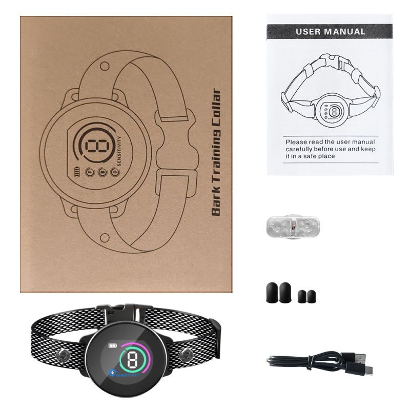 Entrenador de tapón de pantalla a color, suministros para mascotas antiladridos de perros