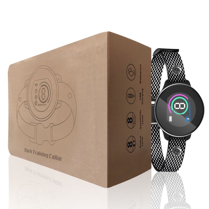 Entrenador de tapón de pantalla a color, suministros para mascotas antiladridos de perros