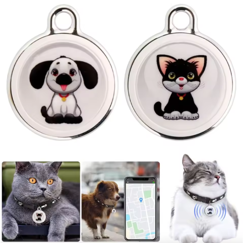 Rastreador de perros - Collar para perros Airtag - Rastreador GPS para perros con Android Airtag - Rastreador de mascotas
