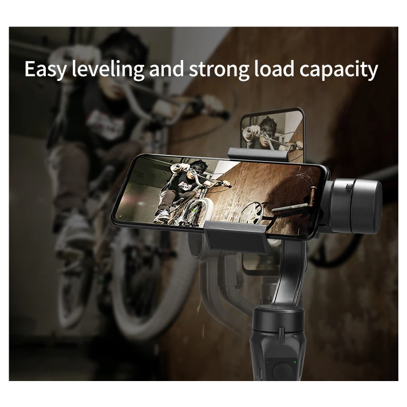 Cardán estabilizador de mano F6 de 3 ejes, soporte para cámara de acción para teléfono móvil, cardán para teléfono inteligente con grabación de vídeo antivibración