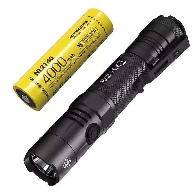 Nitecore MH10 V2 XP-L2 V6 LED 1200 Lumens USB-C Carga 21700 Linterna de la batería