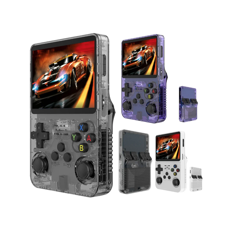 Consola de videojuegos portátil Retro R36S, sistema Linux, pantalla IPS de 3,5 pulgadas, reproductor de vídeo portátil