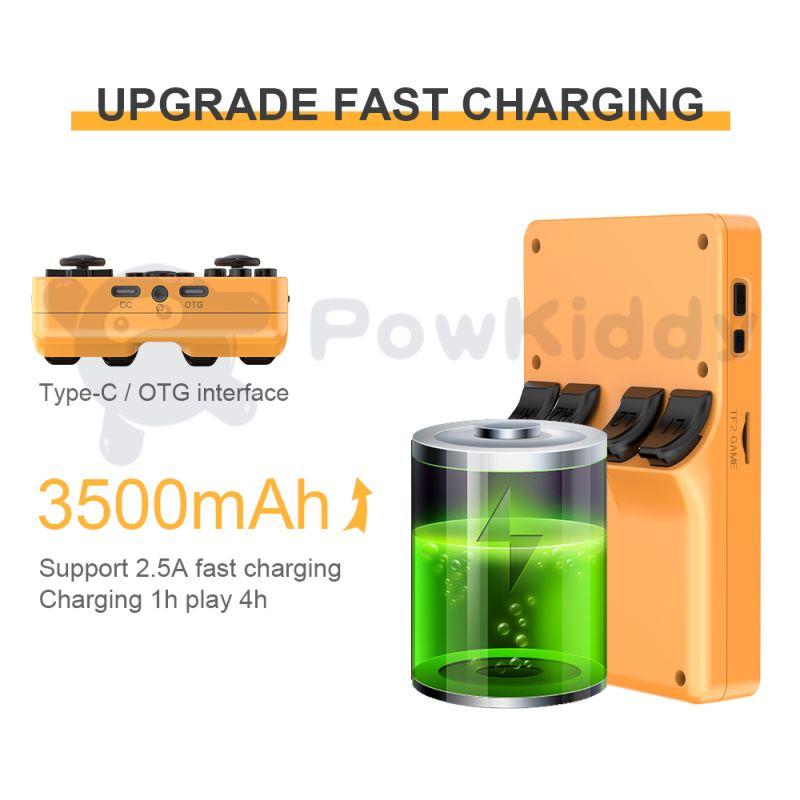 POWKIDDY, nueva consola de juegos portátil RGB20S, sistema Retro de código abierto RK3326, pantalla IPS 4:3 de 3,5 pulgadas, regalos para niños