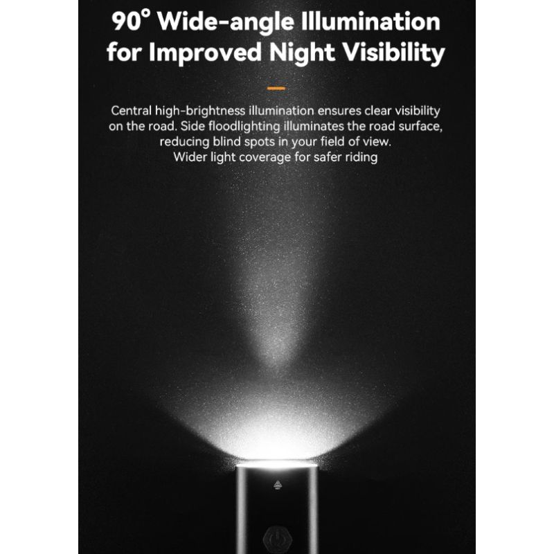 ROCKBROS RHL-1000LUMEN luz delantera de bicicleta impermeable tipo c recargable luz de bicicleta faro LED MTB lámpara de bicicleta