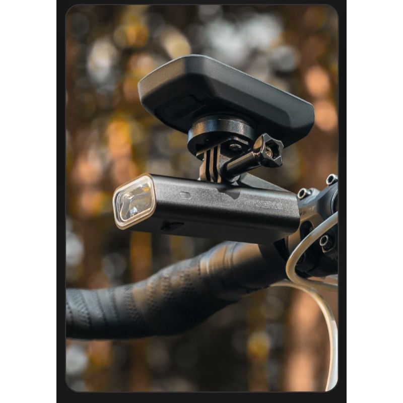 ROCKBROS RHL-1000LUMEN luz delantera de bicicleta impermeable tipo c recargable luz de bicicleta faro LED MTB lámpara de bicicleta