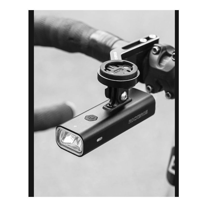 ROCKBROS RHL-1000LUMEN luz delantera de bicicleta impermeable tipo c recargable luz de bicicleta faro LED MTB lámpara de bicicleta