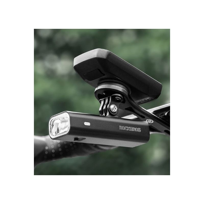 ROCKBROS RHL-1000LUMEN luz delantera de bicicleta impermeable tipo c recargable luz de bicicleta faro LED MTB lámpara de bicicleta
