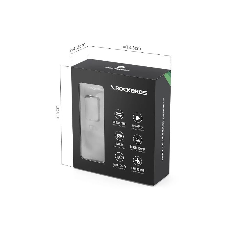 ROCKBROS RHL3000 Luz de bicicleta 10000mAH linterna luz delantera de la bicicleta impermeable MTB Ciclismo de Carretera faro