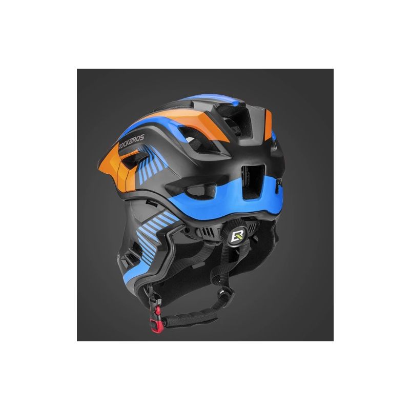ROCKBROS-casco de ciclismo para niños, casco deportivo de seguridad de cara completa desmontable para niños y adolescentes, casco cruzado con Motor para bicicleta de montaña y Scooter