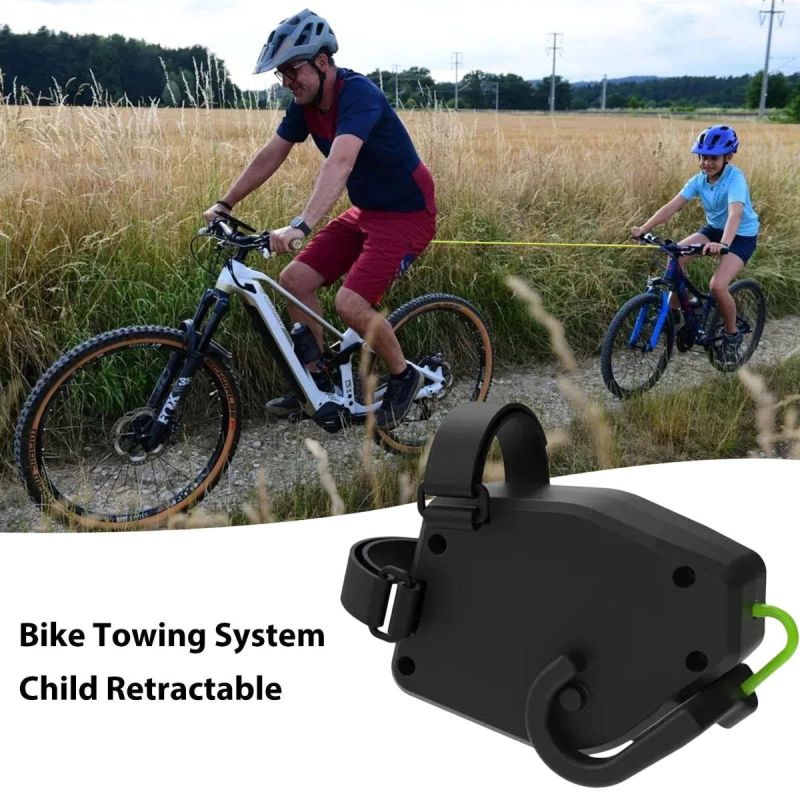 Cuerda de remolque flexible y retráctil para bicicleta, remolque para bicicleta de montaña, cuerda de tracción para padres e hijos, herramientas para ciclismo al aire libre
