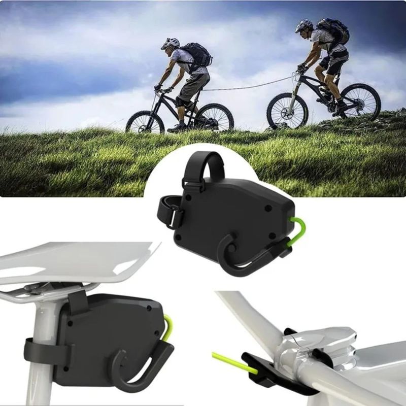 Cuerda de remolque flexible y retráctil para bicicleta, remolque para bicicleta de montaña, cuerda de tracción para padres e hijos, herramientas para ciclismo al aire libre