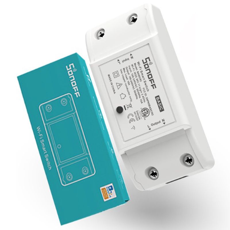 SONOFF-Módulo de interruptor Wifi R2 básico, temporizador de interruptor Wifi Universal, interruptor de luz inteligente Wifi DIY para trabajo en casa inteligente con Alexa