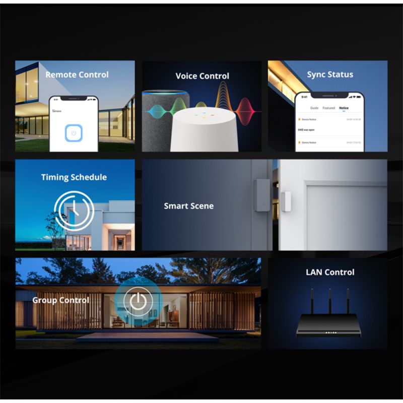 SONOFF-Módulo de interruptor Wifi R2 básico, temporizador de interruptor Wifi Universal, interruptor de luz inteligente Wifi DIY para trabajo en casa inteligente con Alexa