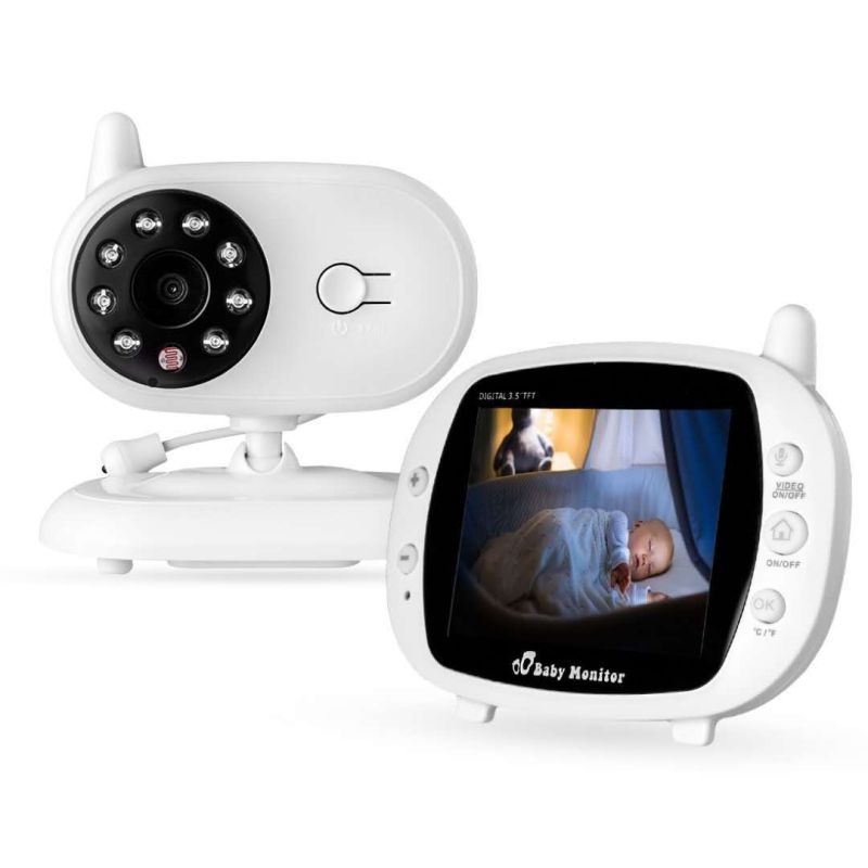 Monitor de vídeo inalámbrico para bebé SP850, con pantalla LCD de 3,5 pulgadas, niñera, Audio bidireccional, cámara de seguridad de vigilancia con visión nocturna para madre y niño